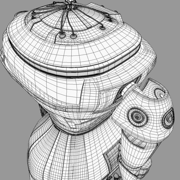 3dsmax robot character - Robo M9 - Material by Tschirner